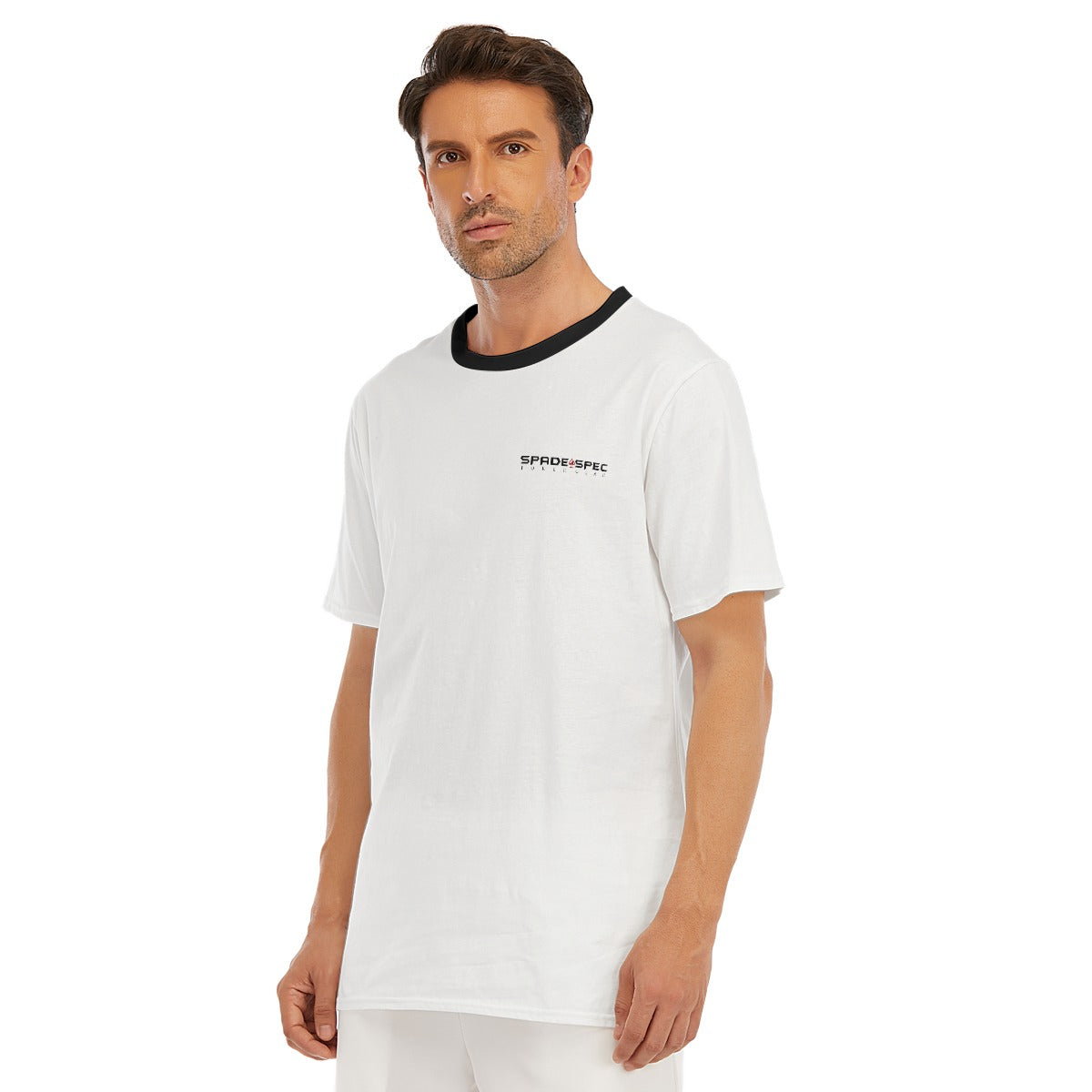 SSPG Long Logo Cotton T-Shirt WHT