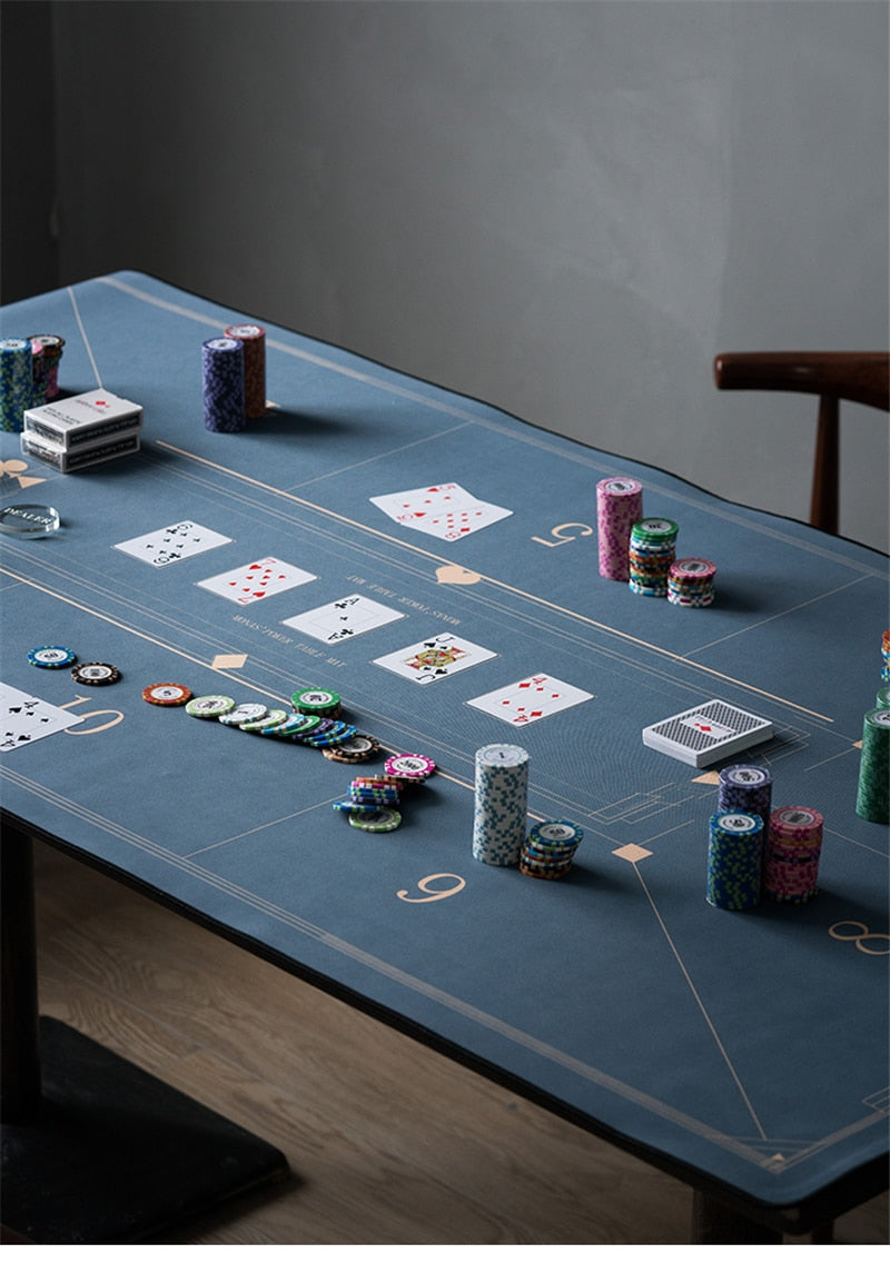 Professional Suede Rubber Poker Tabletop Mat